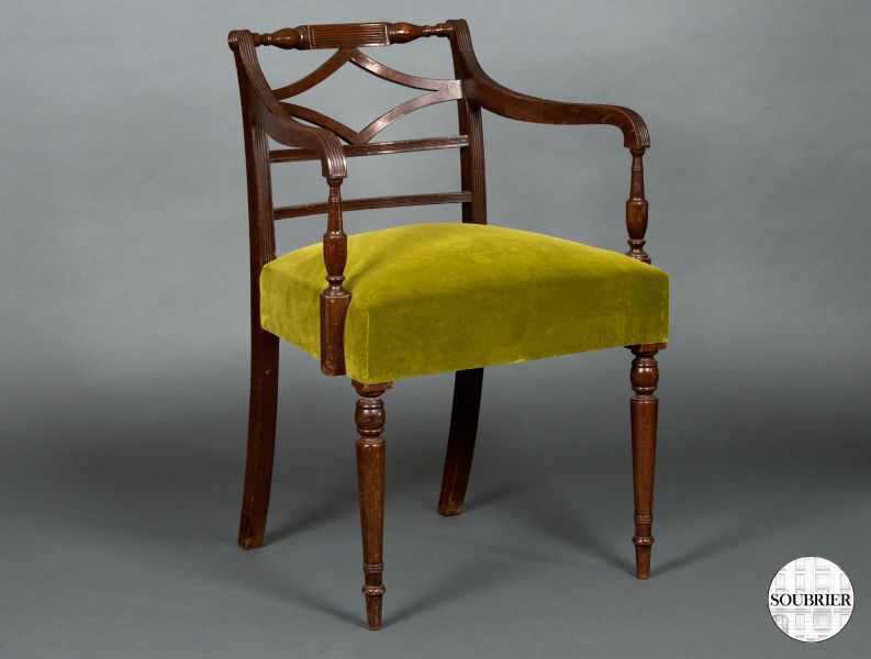 Three Regency chairs bridge