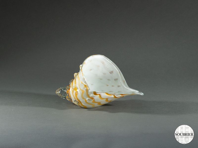 coquillage en verre murano