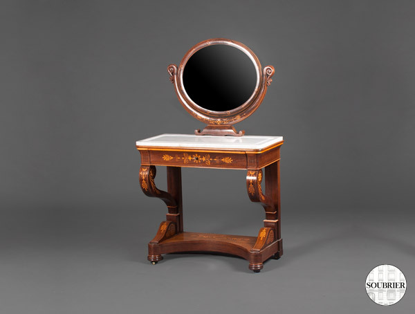 Rosewood Charles X dressing table