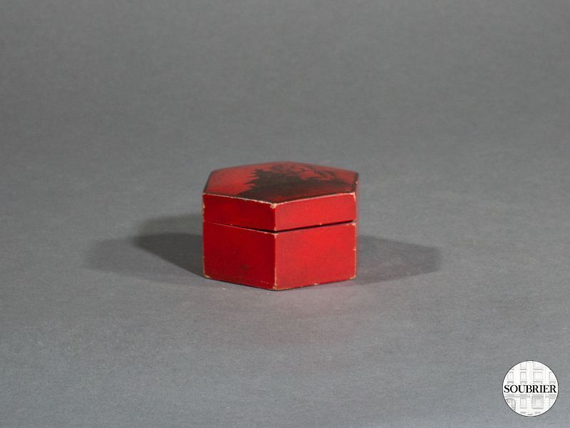 Coffret chinois roug