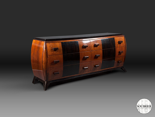 Chest of drawers - Art Deco Sun