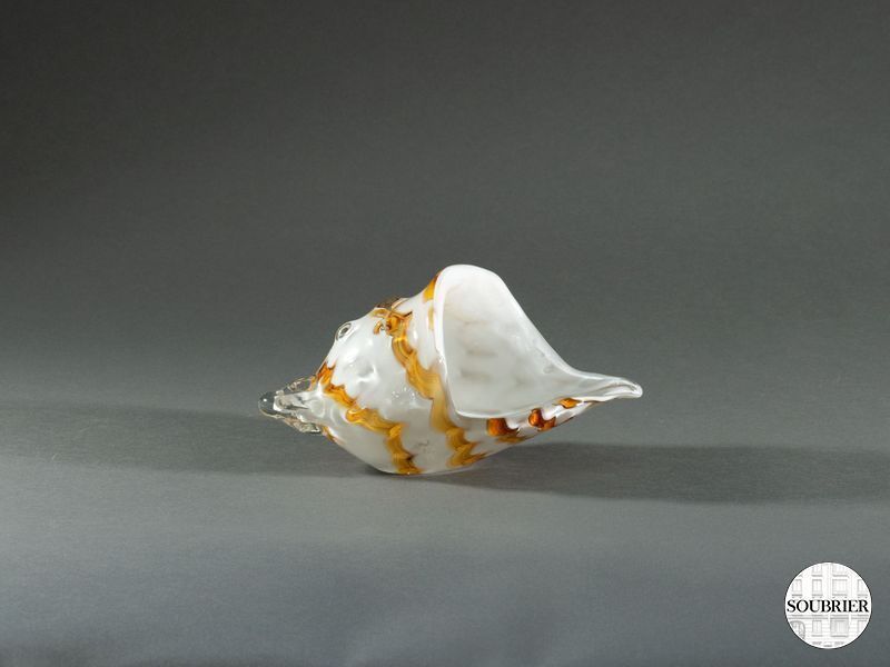 Coquillage en verre murano