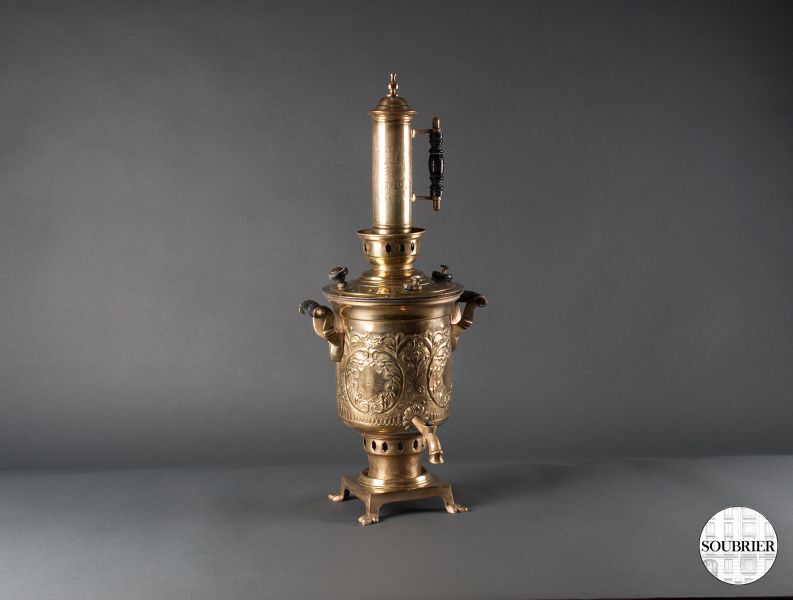 Copper samovar 3 parts