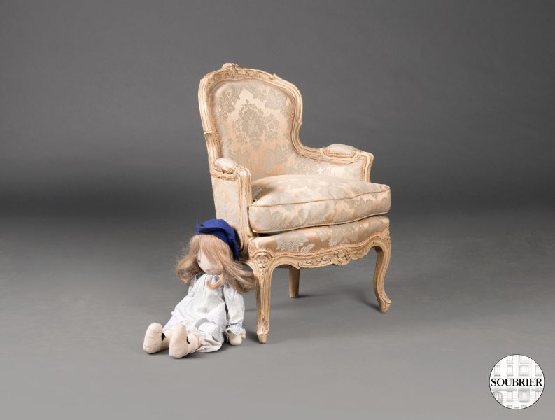 Louis XV child bergere armchair
