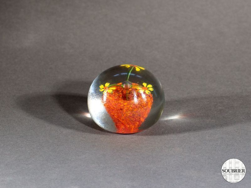 Sulphide 3 small yellow flowers in orange pot