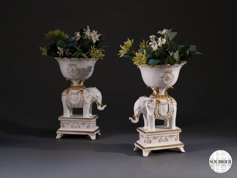 2 coupes sur un éléphant