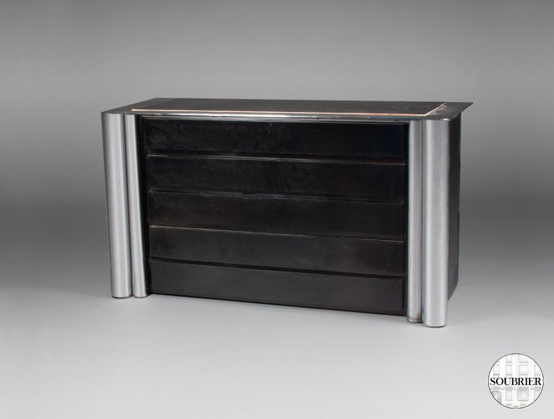 Modern black dresser