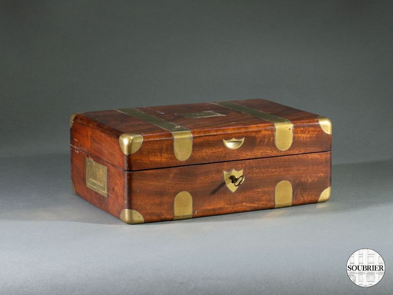 Necessaire de voyage acajou