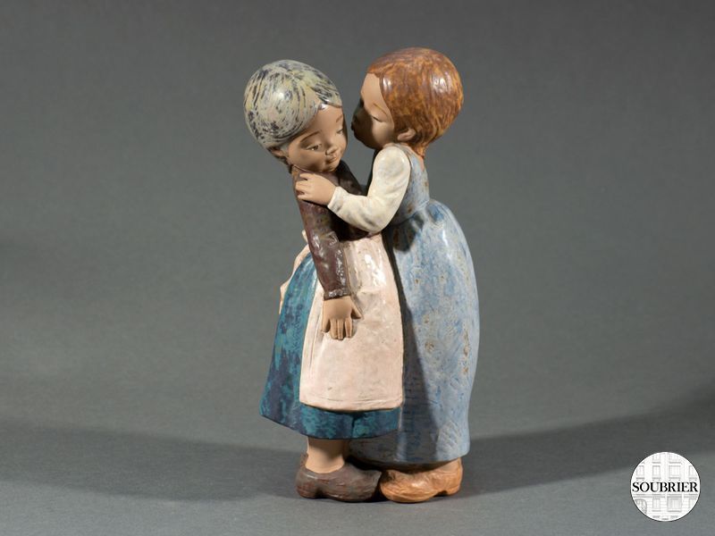 Statuette 2 fillette