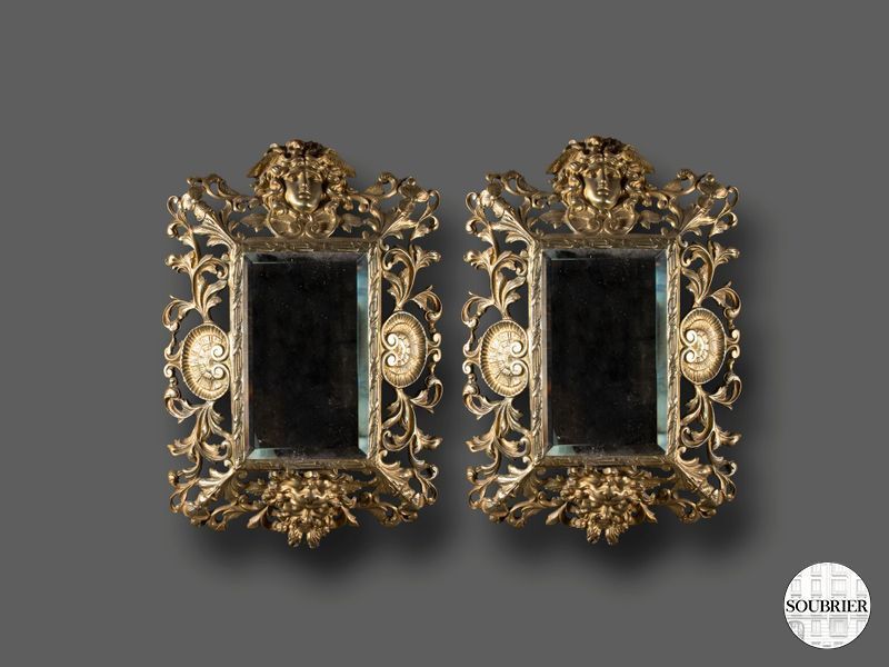 Deux miroirs baroque