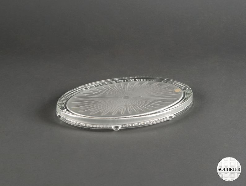 Mold glass tablemat