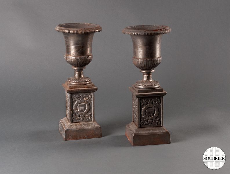 Deux vases Médicis