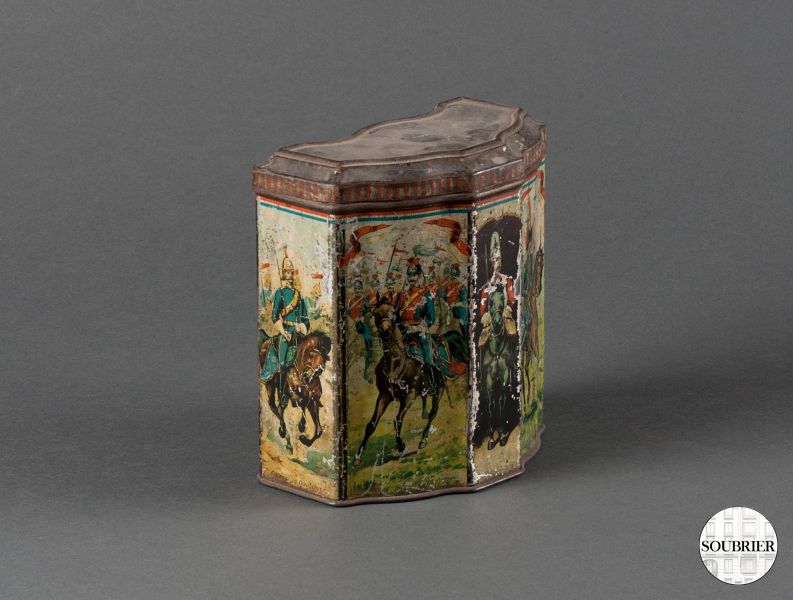 Horse Guards tea canister.