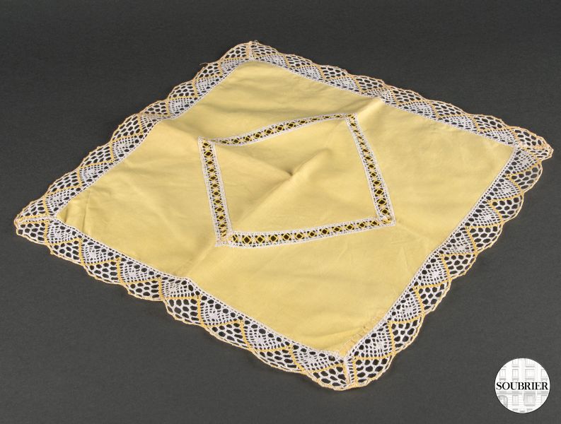 Yellow doily