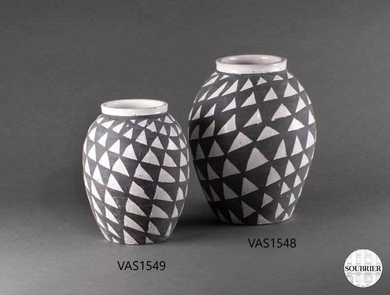 Two ceramic vases