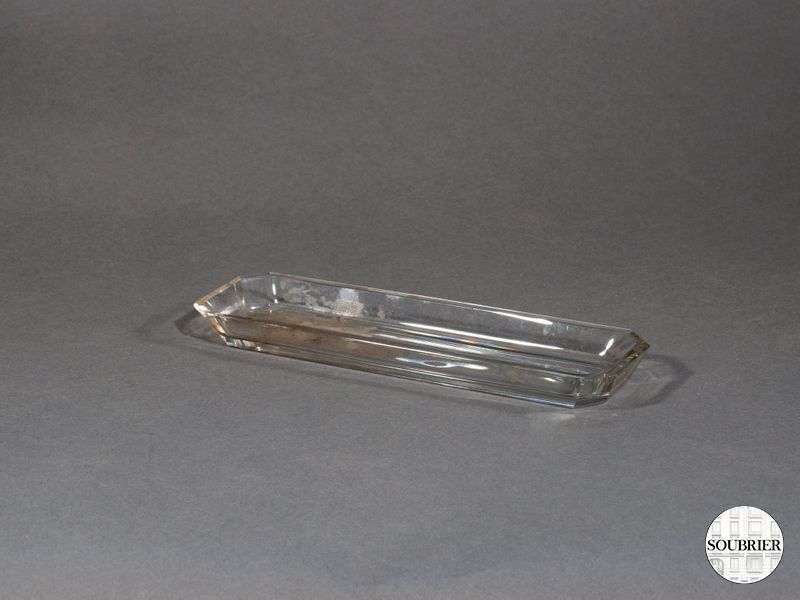 plumier en verre lissé