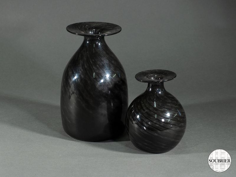 Vase Venise noir tor