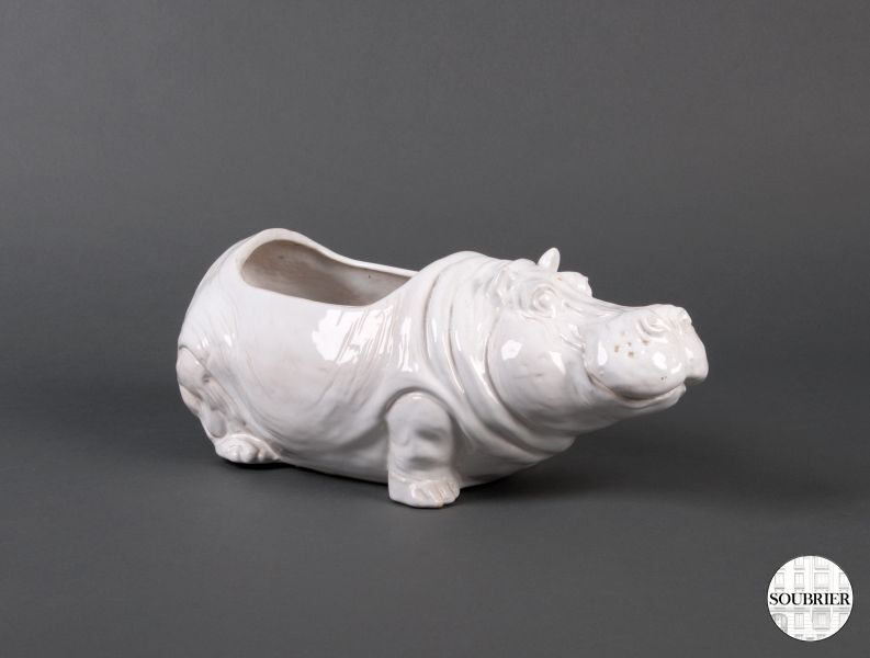 Hippopotamus planter