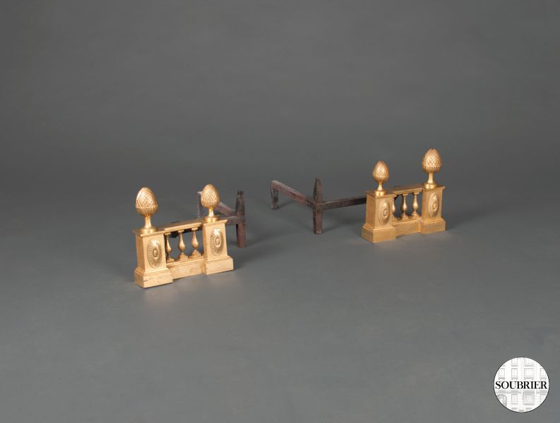 Pair of andirons Management