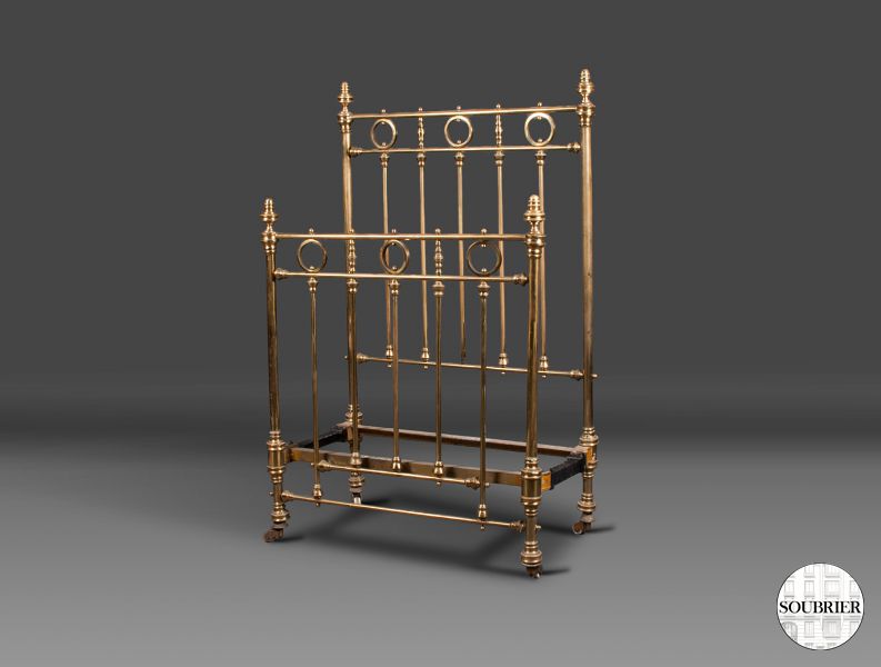 Brass bed