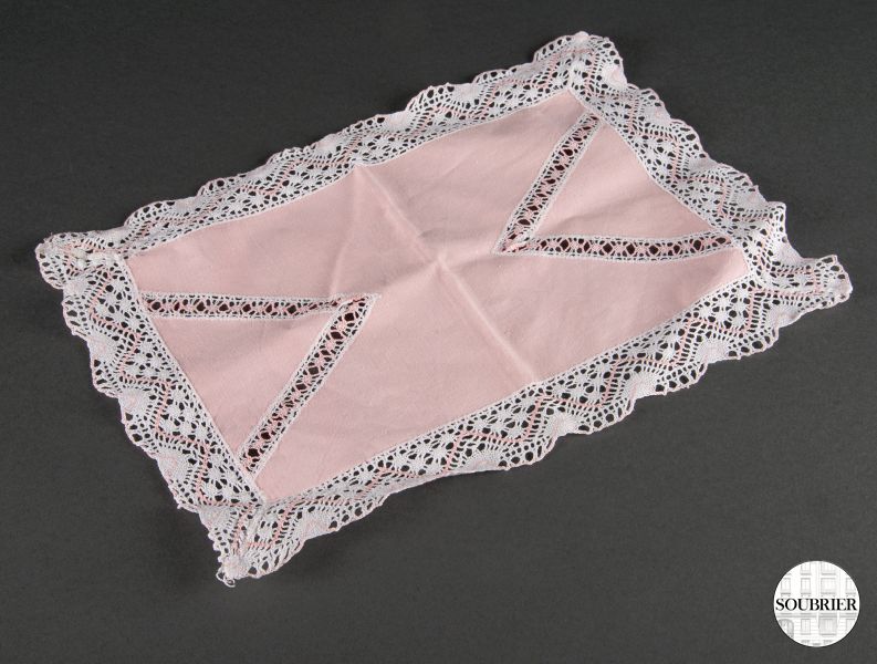 Pink doily