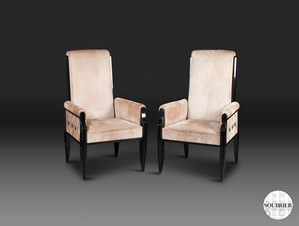 Pair of armchairs in 1940