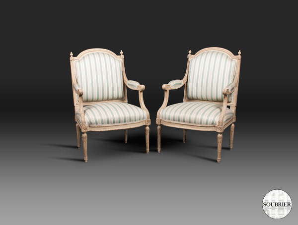 lacquered armchairs
