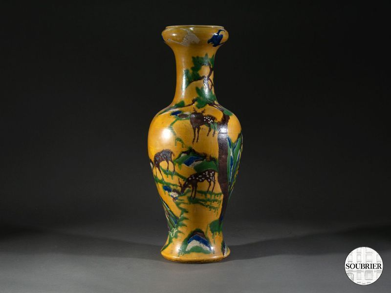 Vase potiche chinois