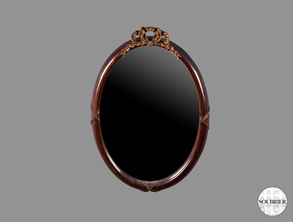 Miroir ovale 1900