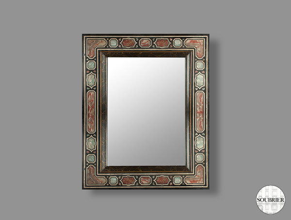 Miroir en scagliole