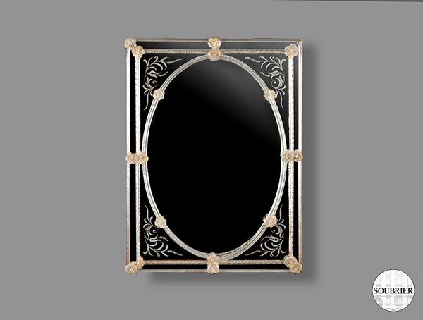 Miroir rectangulaire de Venise