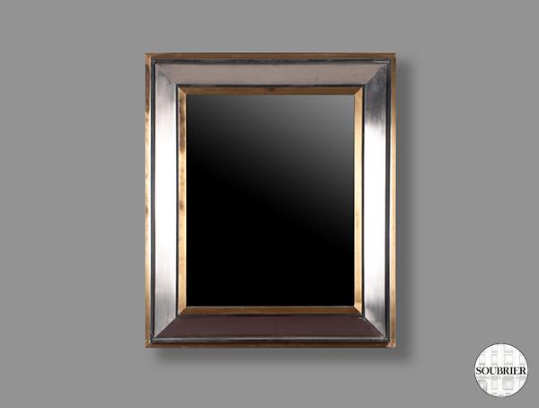 Miroir métallique XXe