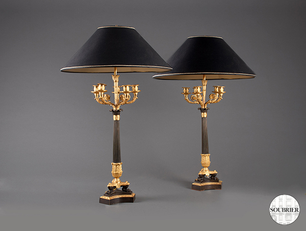 Lamps bronze chandeliers
