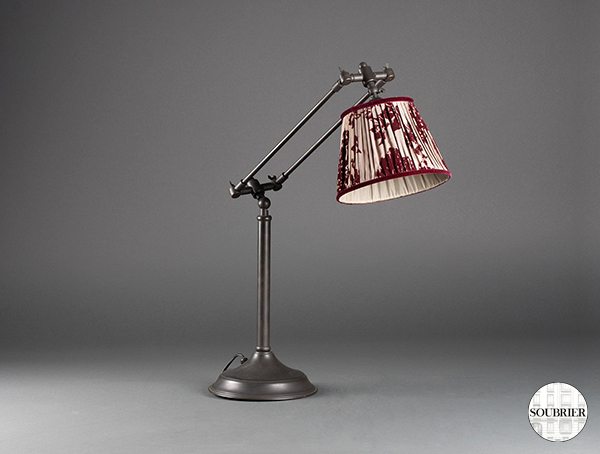 Metal desk lamp