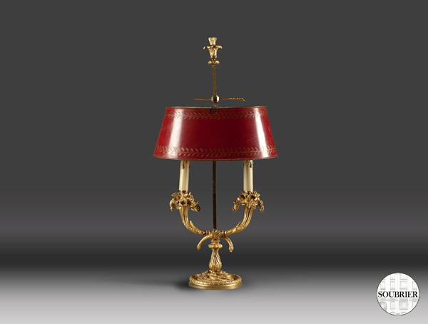 Cornucopia bouillotte lamp