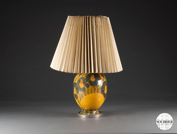 Large ceramic lamp twentieth