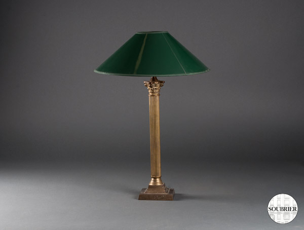 Lampe en colonne XIXe siècle