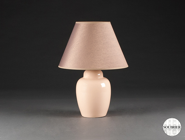 Lampe en céramique XXe