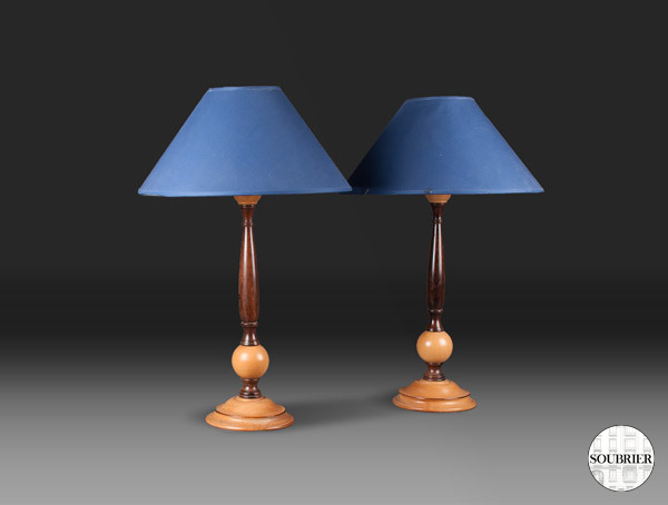 Two candle lamps
