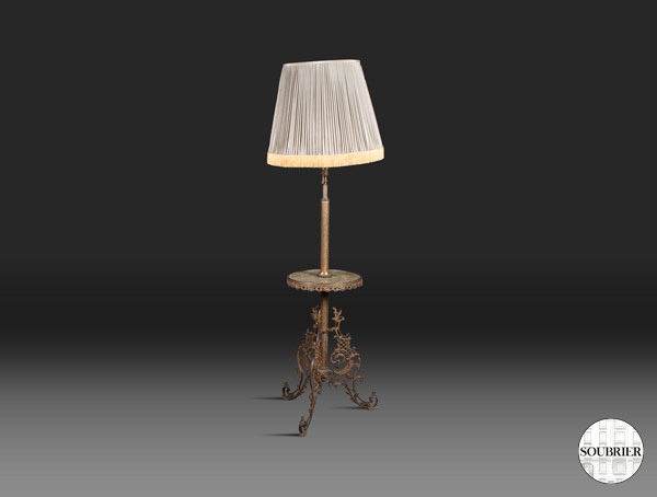 Lampadaire onyx XIXe