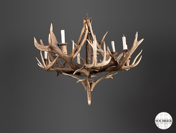 Antler chandelier