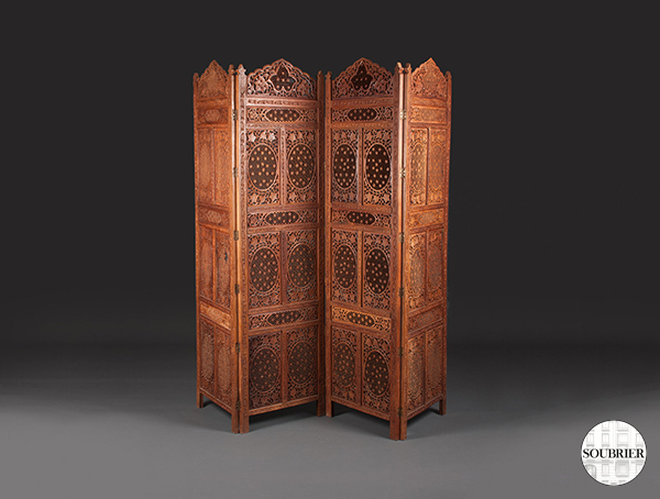 Indonesian wooden screen