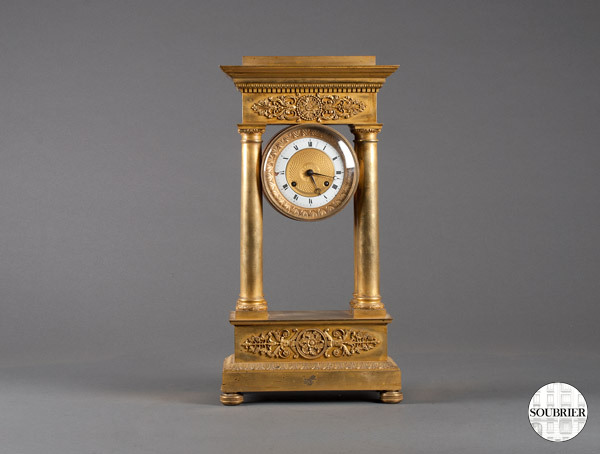 Empire portico clock