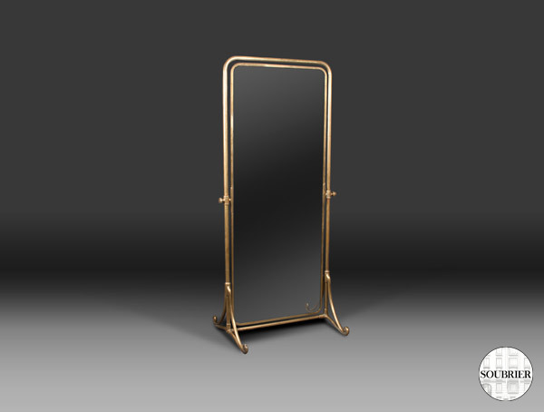 copper cheval mirror