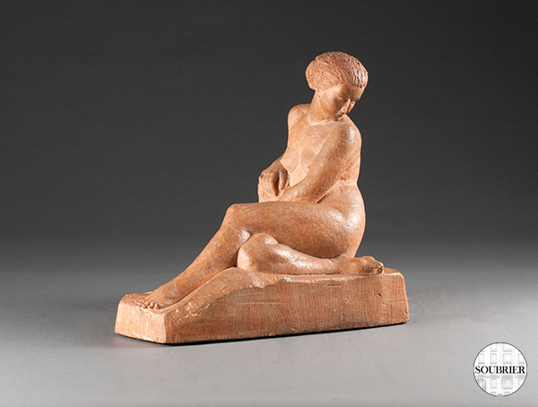 Sculpture d'une femme