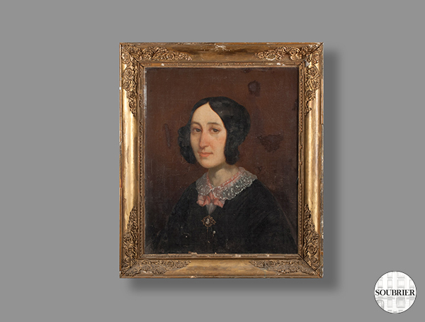 Portrait de femme au camée