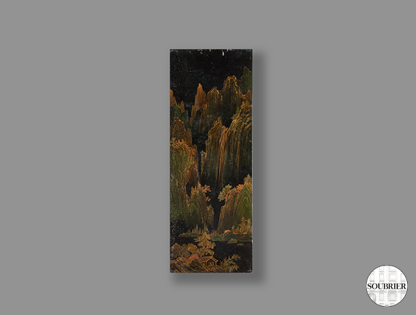 Chinese lacquer panel