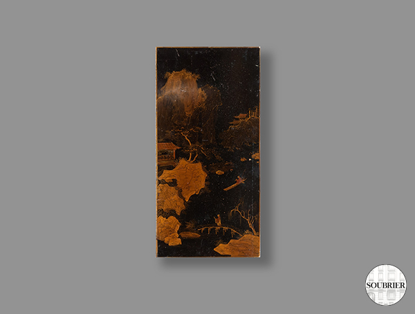Chinese lacquer panel
