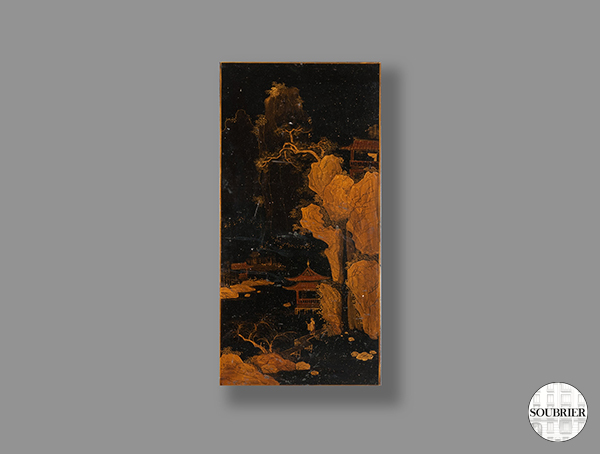 Chinese lacquer panel