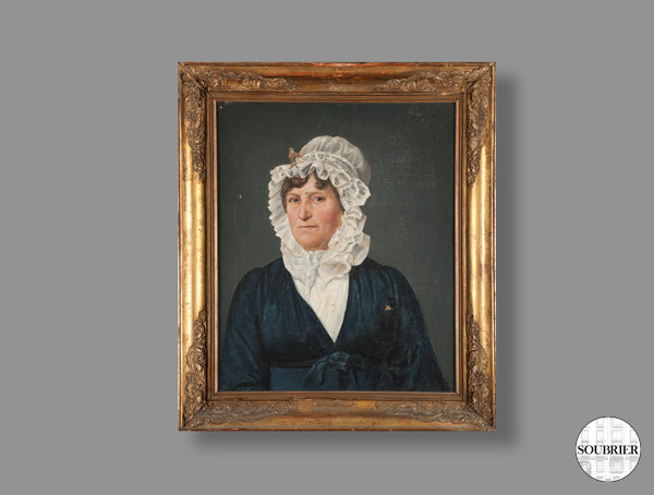 Portrait d'une femme au bonnet